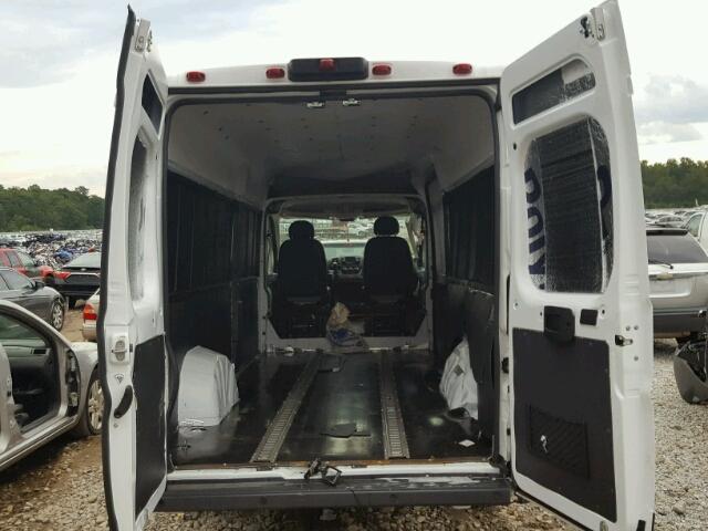 3C6URVJG1HE537535 - 2017 RAM PROMASTER WHITE photo 9