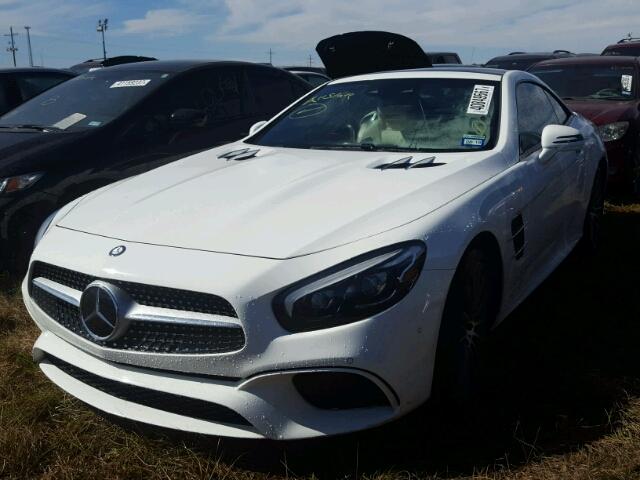 WDDJK7DA1HF045103 - 2017 MERCEDES-BENZ SL 550 WHITE photo 2