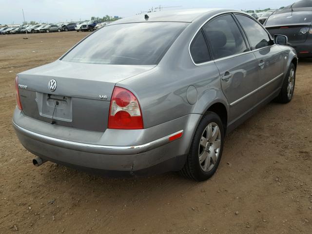 WVWRH63B53P395448 - 2003 VOLKSWAGEN PASSAT GLX CHARCOAL photo 4