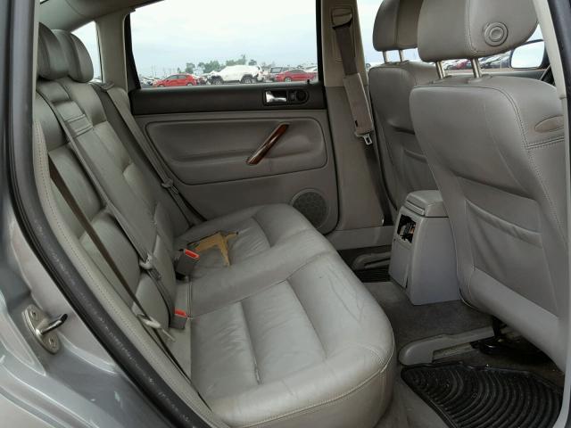 WVWRH63B53P395448 - 2003 VOLKSWAGEN PASSAT GLX CHARCOAL photo 6