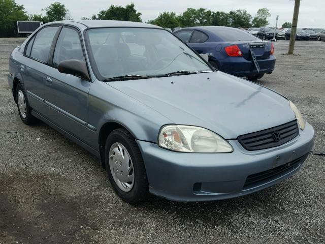 2HGEJ6614YH540451 - 2000 HONDA CIVIC BASE BLUE photo 1