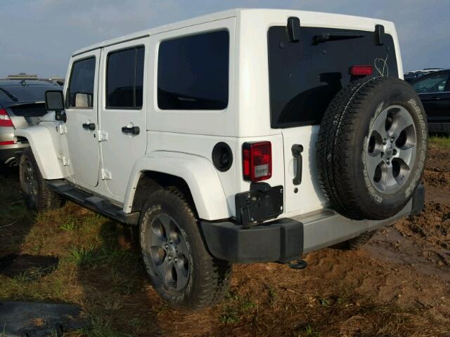 1C4BJWEG6HL582212 - 2017 JEEP WRANGLER U WHITE photo 3