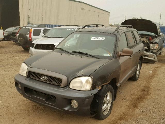 KM8SB13D03U564022 - 2003 HYUNDAI SANTA FE B GRAY photo 2