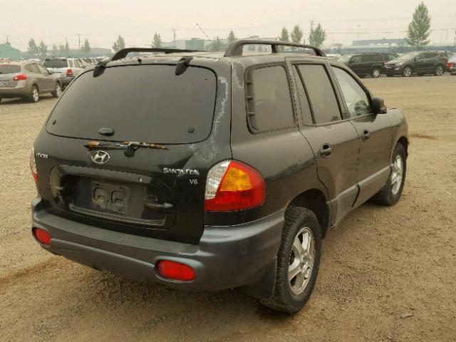 KM8SB13D03U564022 - 2003 HYUNDAI SANTA FE B GRAY photo 4