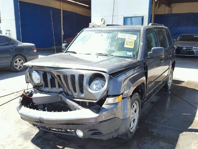 1C4NJPBB9FD402160 - 2015 JEEP PATRIOT SP CHARCOAL photo 2