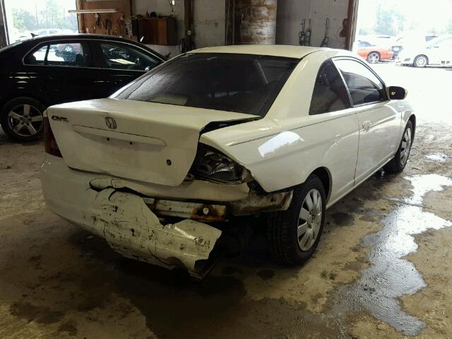 1HGEM22902L042737 - 2002 HONDA CIVIC WHITE photo 4