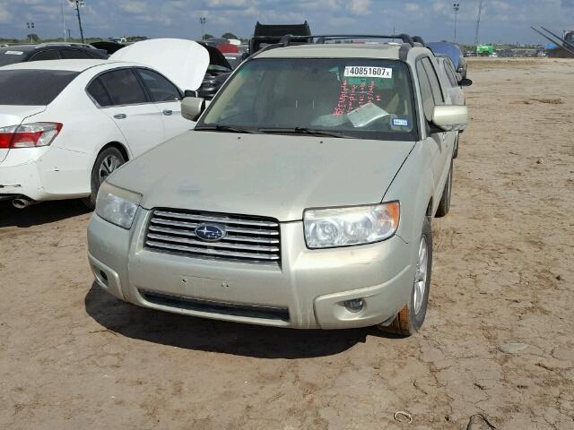 JF1SG65686H744207 - 2006 SUBARU FORESTER 2 TAN photo 2