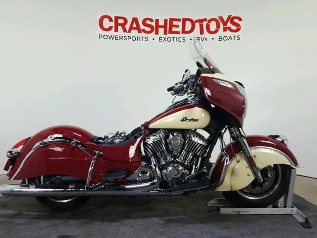 56KTRAAA4F3327812 - 2015 INDIAN MOTORCYCLE CO. ROADMASTER MAROON photo 1