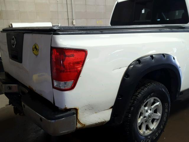 1N6AA06BX4N524501 - 2004 NISSAN TITAN XE WHITE photo 9