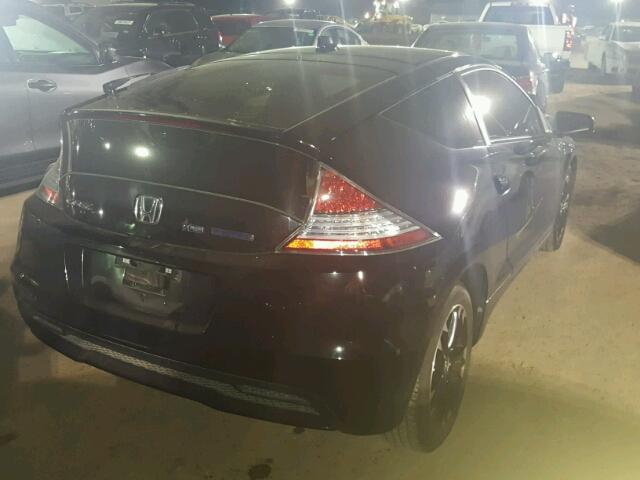 JHMZF1D49FS003077 - 2015 HONDA CR-Z BLACK photo 4