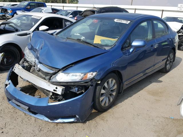 2HGFA1F91AH522850 - 2010 HONDA CIVIC EXL 蓝色 照片 2