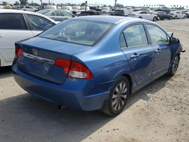 2HGFA1F91AH522850 - 2010 HONDA CIVIC EXL 蓝色 照片 4