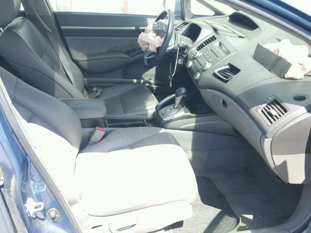 2HGFA1F91AH522850 - 2010 HONDA CIVIC EXL 蓝色 照片 5