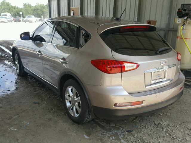 JNKAJ09E88M302039 - 2008 INFINITI EX35 BASE GOLD photo 3