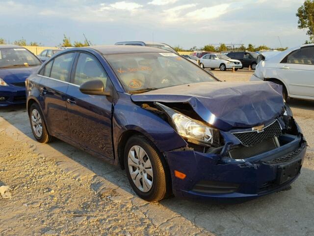 1G1PC5SH6C7302483 - 2012 CHEVROLET CRUZE LS BLUE photo 1