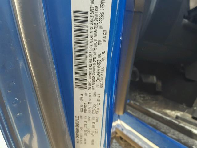 1C4AJWAG2FL504878 - 2015 JEEP WRANGLER S BLUE photo 10