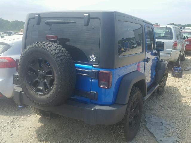 1C4AJWAG2FL504878 - 2015 JEEP WRANGLER S BLUE photo 4