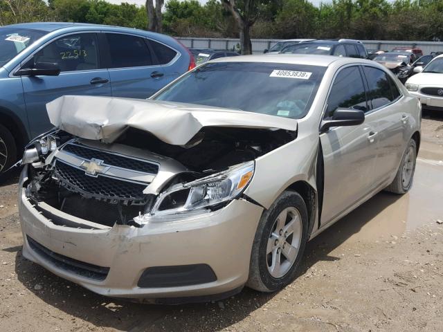 1G11B5SA8DF177179 - 2013 CHEVROLET MALIBU LS Qəhvəyi foto 2