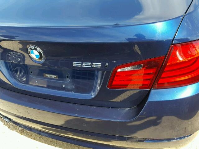 WBAXG5C59DD229061 - 2013 BMW 528 I BLUE photo 9