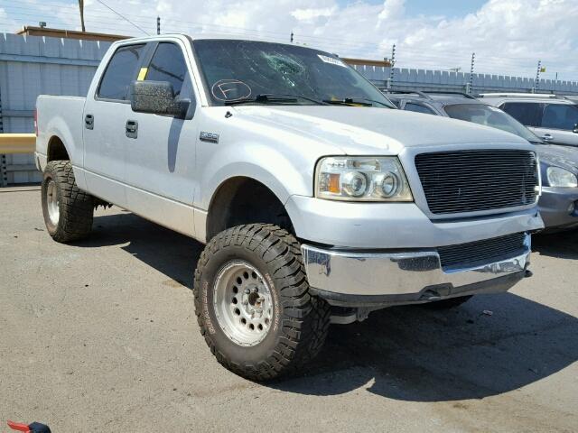 1FTPW14565KC82973 - 2005 FORD F150 SUPER GRAY photo 1