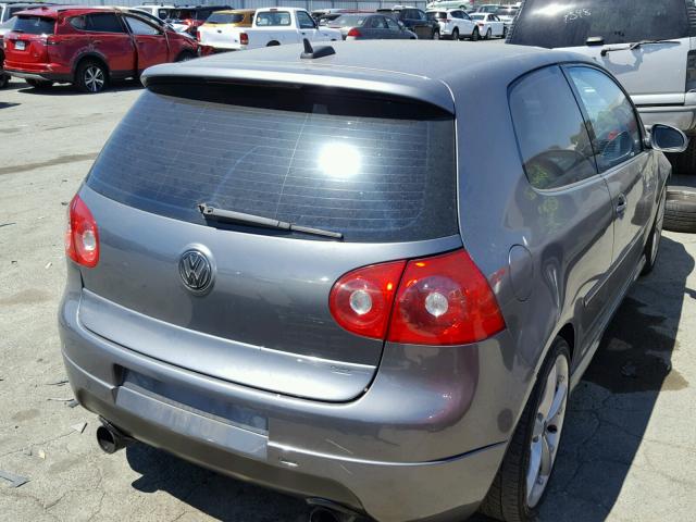 WVWEV71K46W107784 - 2006 VOLKSWAGEN NEW GTI GRAY photo 4