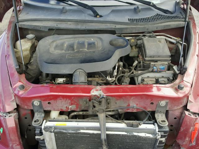 3GNDA13D56S504538 - 2006 CHEVROLET HHR LS BURGUNDY photo 7