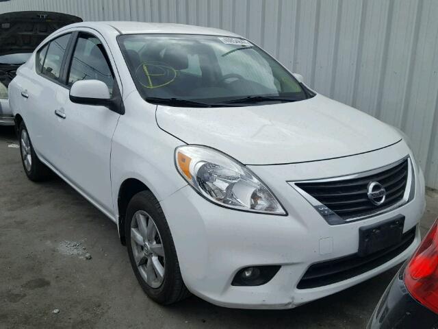 3N1CN7AP4CL918959 - 2012 NISSAN VERSA S WHITE photo 1