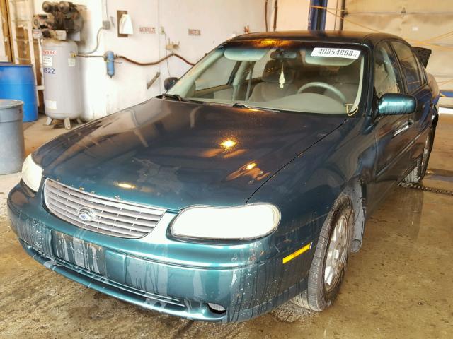 1G1NE52M3X6159602 - 1999 CHEVROLET MALIBU LS Жасыл фото 2