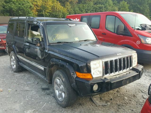 1J8HG58N66C189460 - 2006 JEEP COMMANDER BLACK photo 1
