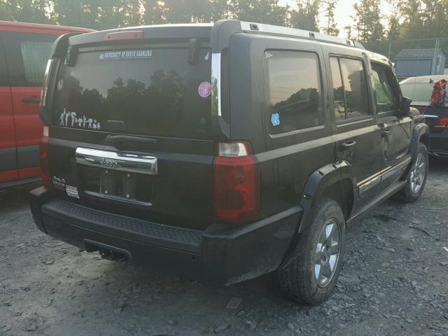 1J8HG58N66C189460 - 2006 JEEP COMMANDER BLACK photo 4