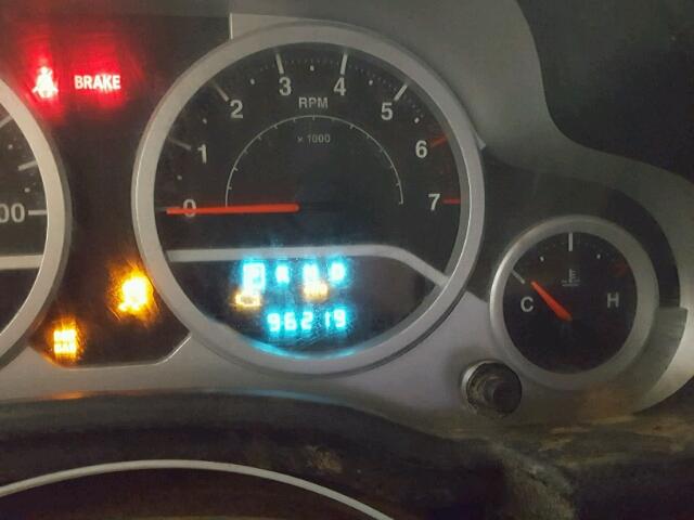 1J4FA54148L621544 - 2008 JEEP WRANGLER S BLACK photo 8