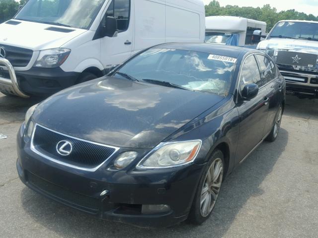 JTHBC96S875006802 - 2007 LEXUS GS 450H BLACK photo 2