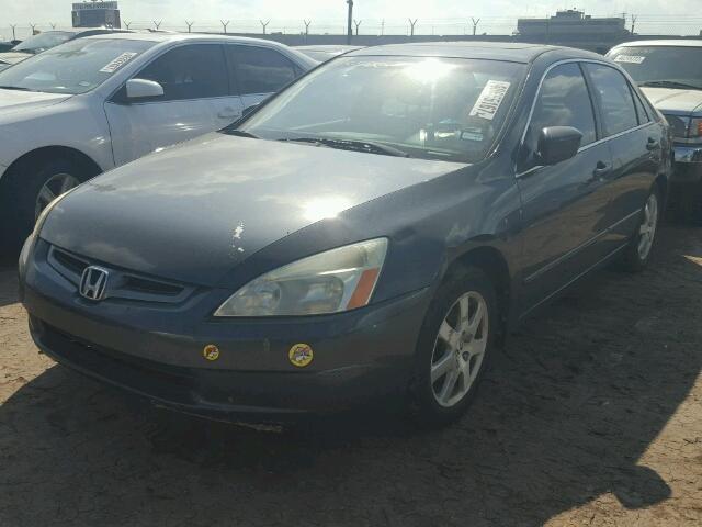 1HGCM66545A067792 - 2005 HONDA ACCORD EX GRAY photo 2