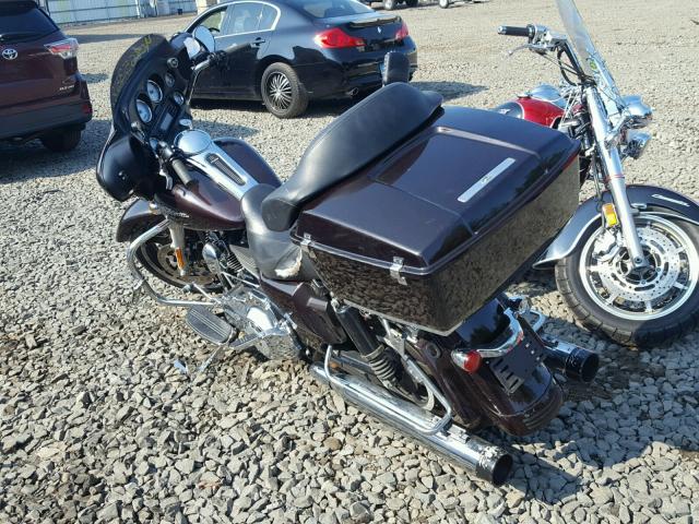 1HD1KBM16BB657114 - 2011 HARLEY-DAVIDSON FLHX BURGUNDY photo 3