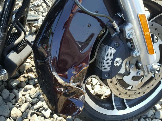 1HD1KBM16BB657114 - 2011 HARLEY-DAVIDSON FLHX BURGUNDY photo 9