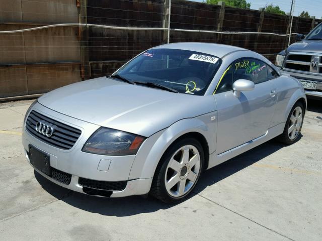 TRUWC28N721001288 - 2002 AUDI TT QUATTRO SILVER photo 2