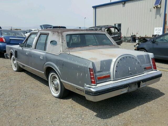 1MRBP99F7DY634393 - 1983 LINCOLN MARK VI GRAY photo 3