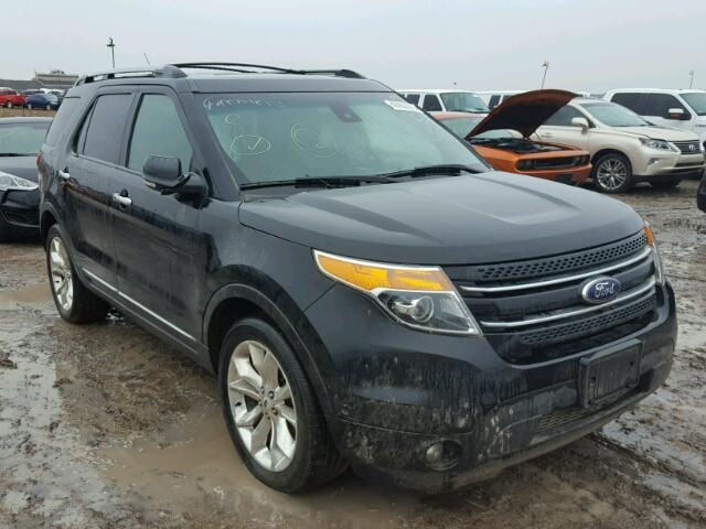 1FM5K8F8XEGB00774 - 2014 FORD EXPLORER BLACK photo 1