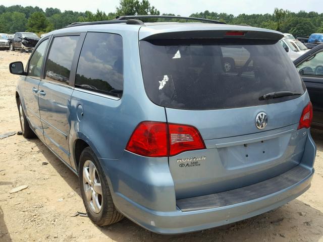 2V8HW34109R585921 - 2009 VOLKSWAGEN ROUTAN SE BLUE photo 3