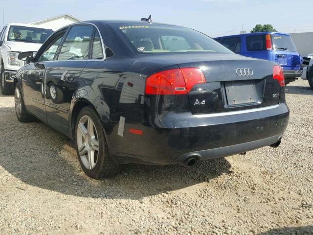 WAUAF78E36A173894 - 2006 AUDI A4 2 BLACK photo 3