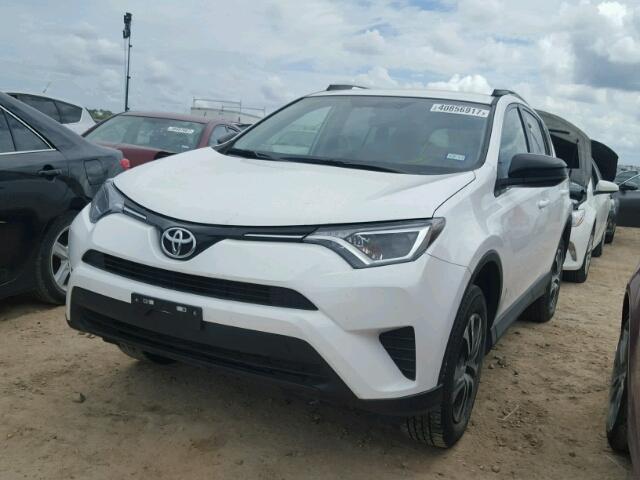 2T3ZFREV9GW235730 - 2016 TOYOTA RAV4 LE WHITE photo 2