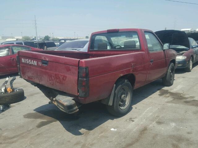 1N6SD11S8RC363934 - 1994 NISSAN TRUCK BASE RED photo 4