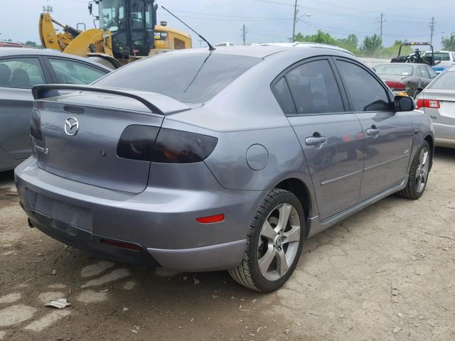 JM1BK323561422215 - 2006 MAZDA 3 S GRAY photo 4