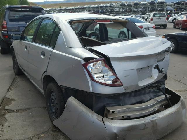 1G8AF52F94Z175859 - 2004 SATURN ION LEVEL SILVER photo 3