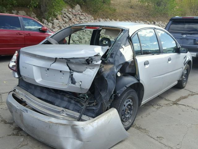 1G8AF52F94Z175859 - 2004 SATURN ION LEVEL SILVER photo 4