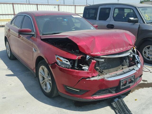 1FAHP2E89EG140626 - 2014 FORD TAURUS SEL RED photo 1