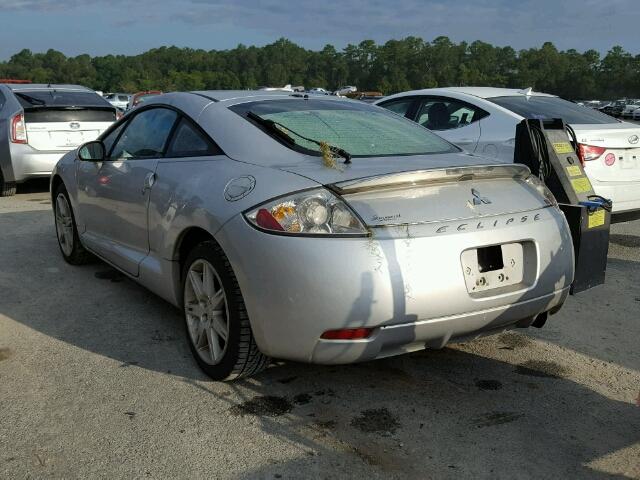 4A3AK64F17E070360 - 2007 MITSUBISHI ECLIPSE SILVER photo 3