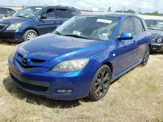 JM1BK343081873410 - 2008 MAZDA 3 BLUE photo 2