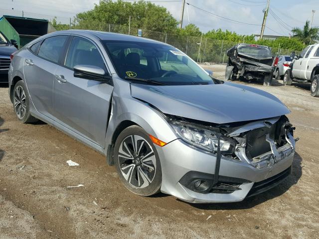 19XFC1F71GE008122 - 2016 HONDA CIVIC EXL SILVER photo 1