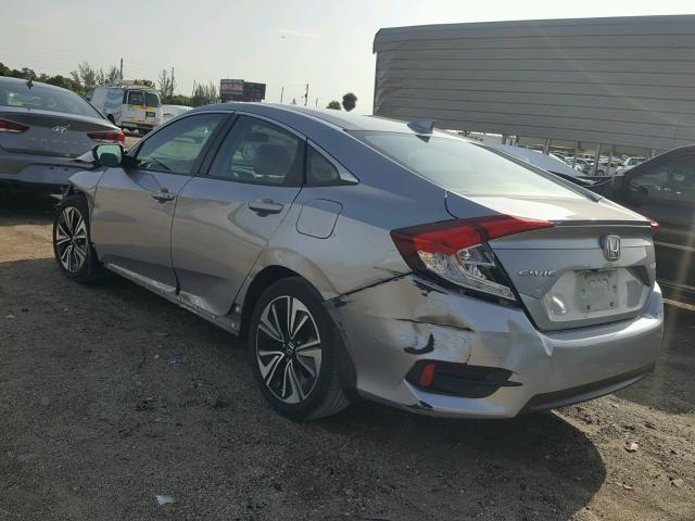 19XFC1F71GE008122 - 2016 HONDA CIVIC EXL SILVER photo 3